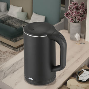 欧胜品牌促销批发1.7升双壁包装电热水壶不锈钢自动关闭快速煮沸 - Product Image 2