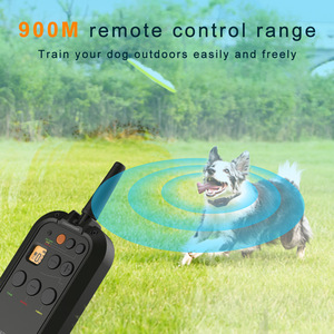 CE Professional im Freien 900M Fernbedienung Piepton Vibrieren Pet Barking Shock Deter rent <span class=keywords><strong>Dog</strong></span> Anti Bark Elektrisches Trainings halsband - Product Image 5
