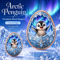 Pièce de monnaie en cuivre pur 999 de 5 oz, série animale en forme d'œuf, colorée, en relief, édition de collection premium pour collectionneurs