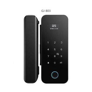 Cerradura Digital Inteligente Tuya para Puerta de Vidrio con Huella Dactilar, Tarjeta, Llave, Desbloqueo por Aplicación, Tarjeta de Memoria y Almacenamiento en la Nube - Product Image 1