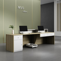 Bureau d'accueil pour entreprise, institut de formation, bureau, réception, design simple et moderne, sur mesure