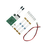 Kit Electrónico DIY OKY3168 con Control por Voz y Luces LED Melódicas, Kit de Educación STEM