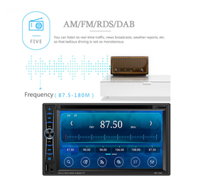 Bán Buôn Phổ Tự Động Đài Phát Thanh Xe Stereo 7 Màu Sắc 2 DIN 6.95 Inch Đài Phát Thanh Xe <span class=keywords><strong>MP5</strong></span> Máy Nghe Nhạc Âm Thanh Xe Hơi Với <span class=keywords><strong>MP5</strong></span> CD FM/AM DVD - Product Image 4