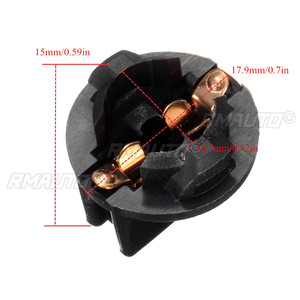 5Pcs 10Pcs T10 Car <b>Light</b> Base Twist Lock <b>Socket</b> for Instrument Panel Cluster <b>Plug</b> Dash License Number Lamp Lampholder Black - Product Image 6