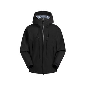 Giacca Impermeabile Arancione con Cappuccio e Zip per Escursionismo Unisex, Antivento per Arrampicata e Attività all'Aperto - Product Image 4