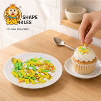 Sprinkles pour gâteaux OEM, fournitures de décoration de gâteaux, mélange de sprinkles roses