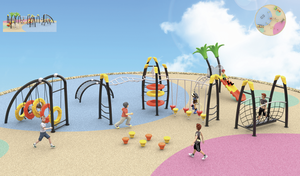 Équipement de sport et de fitness pour salle de sport, conception personnalisée, multiples activités, aire de jeux extérieure, structure d'escalade pour enfants, filets de cordes - Product Image 6