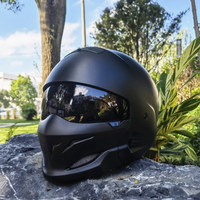 Casque intégral personnalisé Samurai Scorpion 3/4 Casques demi-faciaux modulaires Casques de moto Casco Para