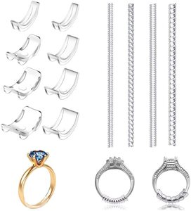 Phù hợp với bất kỳ nhẫn đồ trang sức công cụ vô hình 8 kích cỡ miếng/vòng Kích thước điều chỉnh cho Loose Nhẫn quảng cáo - Product Image 5