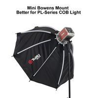 TOLIFO 60CM 80CM Mini boîte à lumière octogonale à monture Bowens pour lumière COB de la série PL