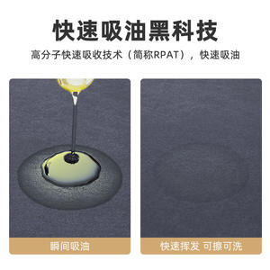 แผ่นรองครัวเฮงไก ซูเอด ขนาด 45x70ซม. 45x80ซม. 45x120ซม. 45x150ซม. 45x180ซม. 60x100ซม. 60x150ซม. ทำจากดินไดอะตอม ป้องกันการลื่น - Product Image 3