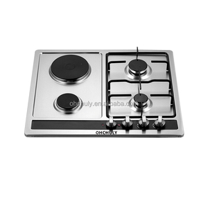 Gran Venta de encimera de gas de 4 quemadores con panel de acero inoxidable, la mejor encimera de cerámica eléctrica para uso doméstico, encendido electrónico - Product Image 3