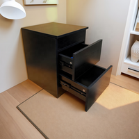 Nouvelle table de salon moderne en bois avec tiroir NFC verrouillable, compartiment intelligent dissimulé, tiroir durable et double coffre caché