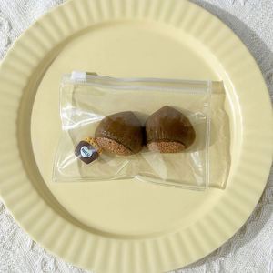 ของเล่นบีบเกาลัด TPR Taba Squishy บีบแล้วคืนรูปช้าๆ ของเล่นบีบแกะสลักรูปเกาลัดสำหรับเด็ก ช่วยคลายเครียด - Product Image 5