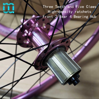 Set Roda Sepeda SeeMore 20" 406mm Heavy Duty, Kedalaman 38mm, 24 Jari-jari, Dinding Ganda, Alloy Alu, Rem Cakram