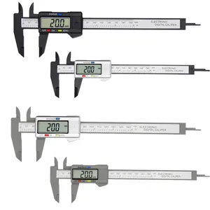 Ditron nhựa sợi Carbon Vernier calipers dụng cụ đo độ dày 150mm điện tử kỹ thuật số Caliper Vernier Caliper