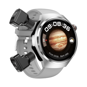 Montre connectée 2-en-1 en promotion avec écouteurs Bluetooth, rappel d'appels, suivi du sommeil, moniteur de fréquence cardiaque, surveillance de la pression artérielle et compteur d'activités intelligent - Product Image 4