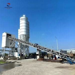 Großkapazitäts-Betonmischanlage mit Förderband für Fertigteilproduktion vor Ort 60M3 90M3 HZS120 Transportbeton-Mischanlage - Product Image 6