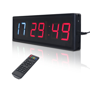 Ganxin Nouveau Design Série E 2.3 pouces 6 chiffres LED <span class=keywords><strong>Crossfit</strong></span> Minutes Intervalle Minuterie Entraînement Portable Home Gym <span class=keywords><strong>Sport</strong></span> Fitness <span class=keywords><strong>Timer</strong></span> - Product Image 4