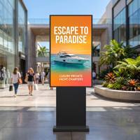AIYOS - Señalización Digital para Exteriores y Pantalla IP65 Resistente al Agua, LCD de Alto Brillo de 2500-4500 Nits, Quiosco Publicitario DOOH OEM