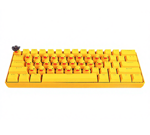 60% Duck <b>Keyboard</b> Cute Cartoon Mechanical Gaming <b>Keyboard</b> with Quack Sound Effect Portable Wired Keypad for Duck Lovers Gift - Product Image 1