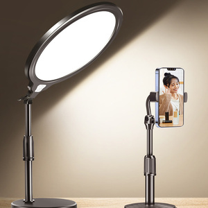 Nouveau Style 10 pouces anneau lumière photographie panneau lumineux LED personnalisé Selfie <span class=keywords><strong>Tiktok</strong></span> vidéo vivante 26cm lumière de remplissage lampe plein écran - Product Image 4