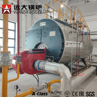 Chine 0,5 à 40 tonnes gpl gnl gnc biogaz mazout lourd diesel chaudière à vapeur industrielle au gaz naturel à vendre