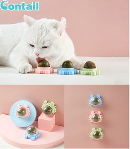 Tik Tok-Bola de hierba gatera para gatos, Limpieza de dientes interactivo de juguete, suministros para mascotas, ojos de gato - Product Image 2