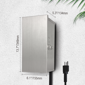 USA Warehouse Outdoor <b>Transformer</b> for Landscape Lighting 300 Watt (12V-13V-14V-15V) Multi-Tap Low Voltage <b>Transformer</b> LT3300 300 - Product Image 3
