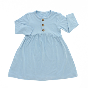 Vêtements pour bébés, vente chaude 2022, robes pour enfants de haute qualité, robes à manches longues pour filles - Product Image 2