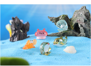 18-Phong Cách Tự Làm Nhựa Thủ Công Dễ Thương Động Vật Biển Mini Aquarium Trang Trí Nội Thất Bao Gồm Mực Kẻ Giết Cá Voi Ẩn Ẩn Cua Cho Trang Trí Nội Thất - Product Image 3
