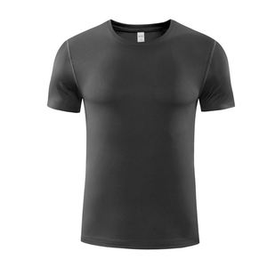 कस्टम प्रिंटिंग लोगो त्वरित शुष्क सांस लेने योग्य पुरुषों के जिम मैराथन टी-शर्ट 100% पॉलिएस्टर यूनिसेक्स फिटनेस प्रशिक्षण टी शर्ट - Product Image 4