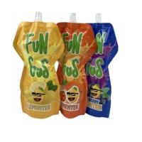 Pochette à bec liquide personnalisée de 50ml 100ml 200ml 1L 3L le sac à pochette debout pour l'emballage de masque capillaire à la crème de savon liquide