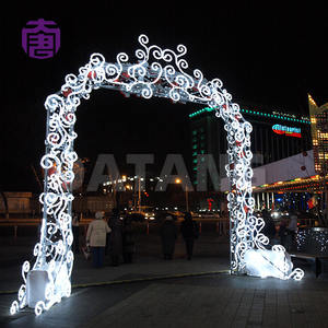 Luz LED de Arco Personalizada, Impermeable IP65, Blanco Cálido, para Interiores y Exteriores, Fiestas, Jardín, Decoraciones de Festivales, 10 m, Certificación CE y RoHS - Product Image 3