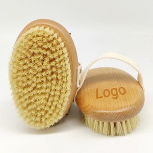 <span class=keywords><strong>Spazzola</strong></span> esfoliante per il corpo con spazzolatura a secco con setole naturali morbide <span class=keywords><strong>e</strong></span> rigide per <span class=keywords><strong>Cellulite</strong></span> <span class=keywords><strong>e</strong></span> linfatico per il massaggio - Product Image 1