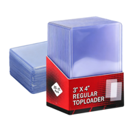 Protège-cartes rigides transparents 3x4 pouces pour cartes à collectionner, pochettes de protection pour cartes 35pt