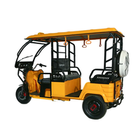 Tricycle électrique à 3 roues pour adultes Bajaj, taxi ouvert, tuk-tuk, pousse-pousse, moteur 60V 1200W/1500W/2000W, capacité de charge 800-1000 kg