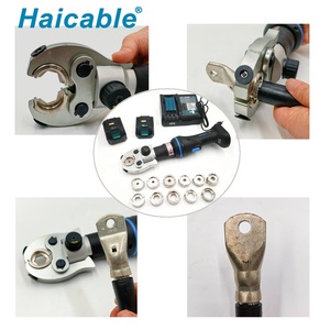 <span class=keywords><strong>Pince</strong></span> à <span class=keywords><strong>Sertir</strong></span> <span class=keywords><strong>Hydraulique</strong></span> Électrique Type Hexagonal BH-300 16-300mm² <span class=keywords><strong>pour</strong></span> Cosses de Câbles de Batterie - Product Image 2