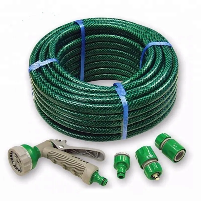 Flexible Garden Hose High Quality Reinforced Water Pipe PVC Tube For Home & Garden