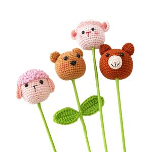 Fiore di orso e di pecora June 1 giorno per bambini bouquet di fiori creativi materiali finiti negozio di souvenir fiorista - Product Image 1