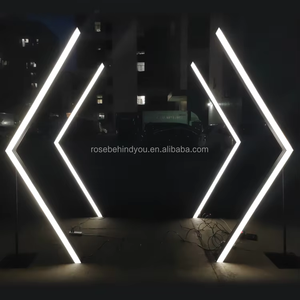 ซุ้มแต่งงาน ฉากหลัง ไฟ LED RGB แสงสีขาว อุโมงค์ ซุ้มทางเข้า ตกแต่งงานปาร์ตี้ เวที - Product Image 5