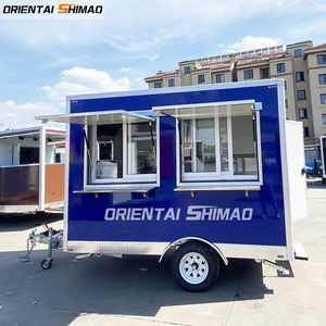 Camion de nourriture mobile Shimao oriental entièrement équipé Nouvelle remorque de pizza de BBQ pour le restaurant fabriquée en Chine avec le matériel de maïs - Product Image 5