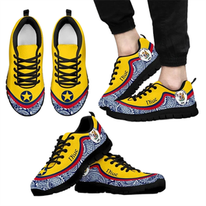Zapatillas Deportivas Personalizadas con el Logotipo de la Estrella de Cinco Puntas de Niue <span class=keywords><strong>Polinesia</strong></span>, Zapatillas de Baloncesto Transpirables de Malla Informal para Niños, Venta al por Mayor - Product Image 1