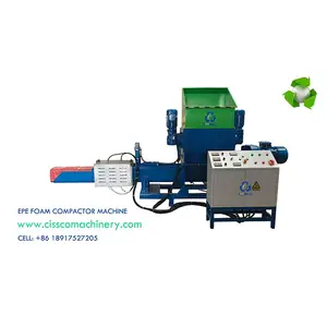 USED FOR PACKAGE PE CROSSLINKED POLYETHYLENE EPE FOAM COMPACTOR GRINDING MACHINE