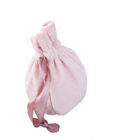 Sac cadeau en velours personnalisé avec cordon de serrage pour mariage, fête, Noël, emballage de fêtes