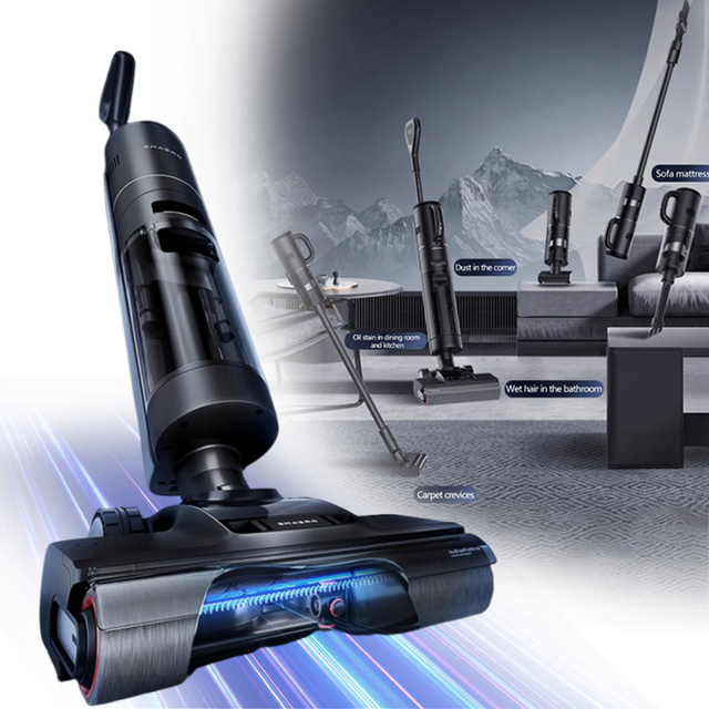 H20 Mix Turbo 5-in-1 Wet Dry Vacuum Cleaner 60℃ Thermal Self-Clean Dual Edge Ultra-Quiet Dreame Smart Floor Cleaning Machine
