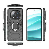 Coque Antichute Renforcée pour Redmi Note 14 Pro 13 12 11 10, Matériau PC Antichoc avec Bague Support, Accessoire Téléphone Portable