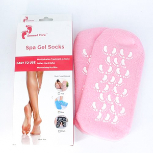 Chaussettes et <span class=keywords><strong>gants</strong></span> <span class=keywords><strong>de</strong></span> spa hydratants en gel <span class=keywords><strong>de</strong></span> coton doux pour les <span class=keywords><strong>pieds</strong></span> - Product Image 1