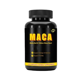 Suplemento Herbal al por Mayor, Cápsulas de Polvo de Raíz de Maca, Apoyo para la Energía y la Fertilidad, Extracto de Maca Negra para Hombres y Mujeres - Product Image 1