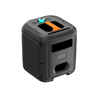 Haut-parleur <span class=keywords><strong>Bluetooth</strong></span> portable 40W 10 pouces avec tige de transport, karaoké, microphone unique, éclairage RGB, pour extérieur et soirées - Product Image 3